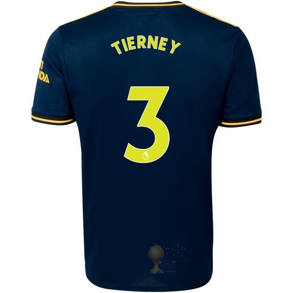 Calcio Maglie NO.3 Tierney Terza Maglia Arsenal 2019 2020 Blu