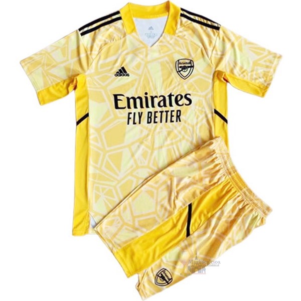 Calcio Maglie Portiere Conjunto De Uomo Arsenal 2022 2023 Giallo