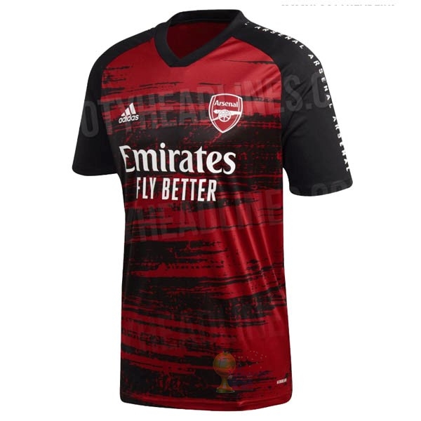 Calcio Maglie Pre Match Maglia Arsenal 2020 2021 Rosso