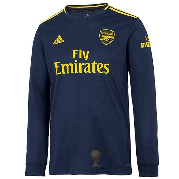 Calcio Maglie Terza Manica lunga Arsenal 2019 2020 Blu Navy