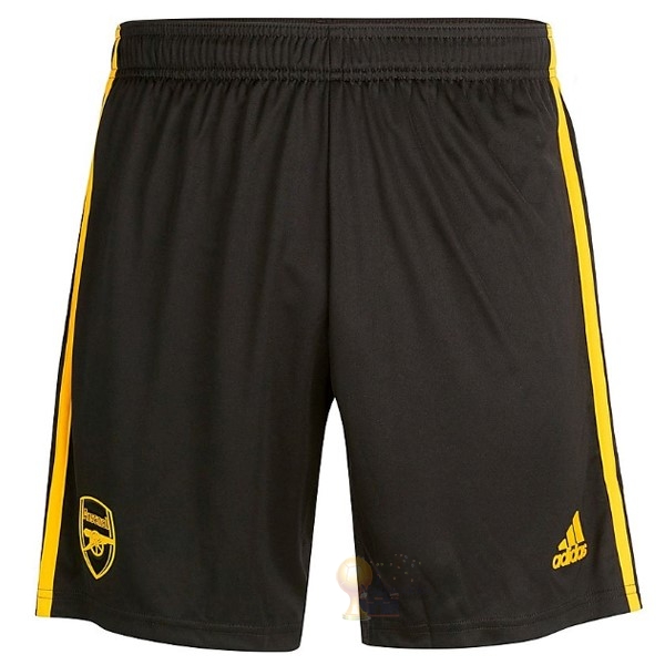 Calcio Maglie Terza Pantaloni Arsenal 2019 2020 Nero Giallo