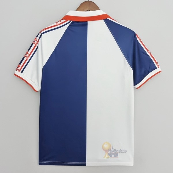 Calcio Maglie Away Maglia Athletic Bilbao Stile rétro 1997 1998 Bianco