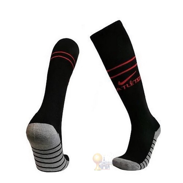 Calcio Maglie Away Calzettoni Atlético Madrid 2019 2020 Nero