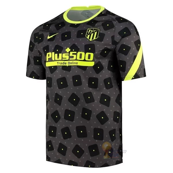 Calcio Maglie Formazione Atlético Madrid 2020 2021 Grigio Verde