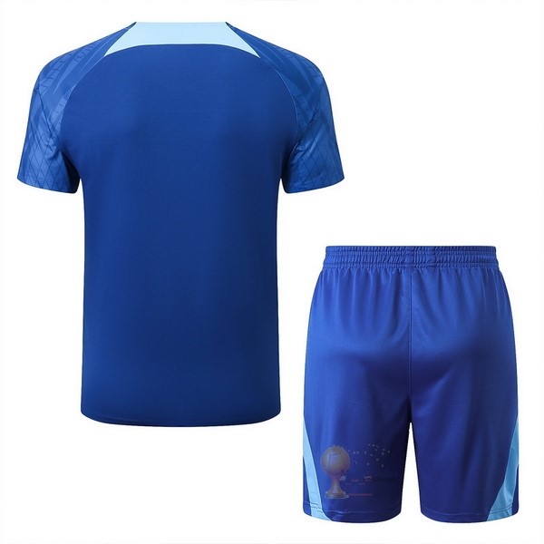 Calcio Maglie Formazione Set Completo Atlético Madrid 2022 2023 I Blu