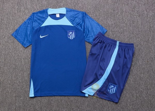 Calcio Maglie Formazione Set Completo Atlético Madrid 2022 2023 I Blu