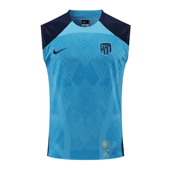Calcio Maglie Formazione Sin Mangas Atlético Madrid 2022 2023 Blu
