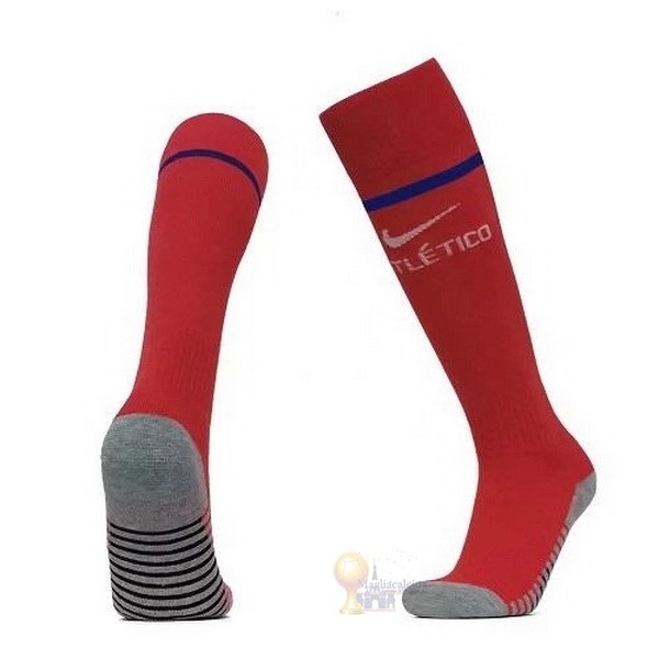 Calcio Maglie Home Calzettoni Atlético Madrid 2019 2020 Rosso