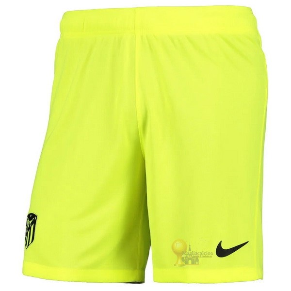 Calcio Maglie Terza Pantaloni Atlético Madrid 2020 2021 Verde Fluorescente