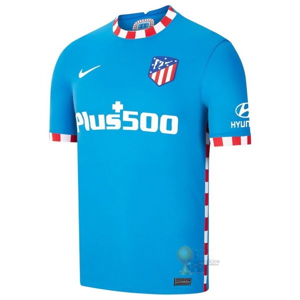 Calcio Maglie Thailandia Terza Maglia Atlético Madrid 2021 2022 Blu