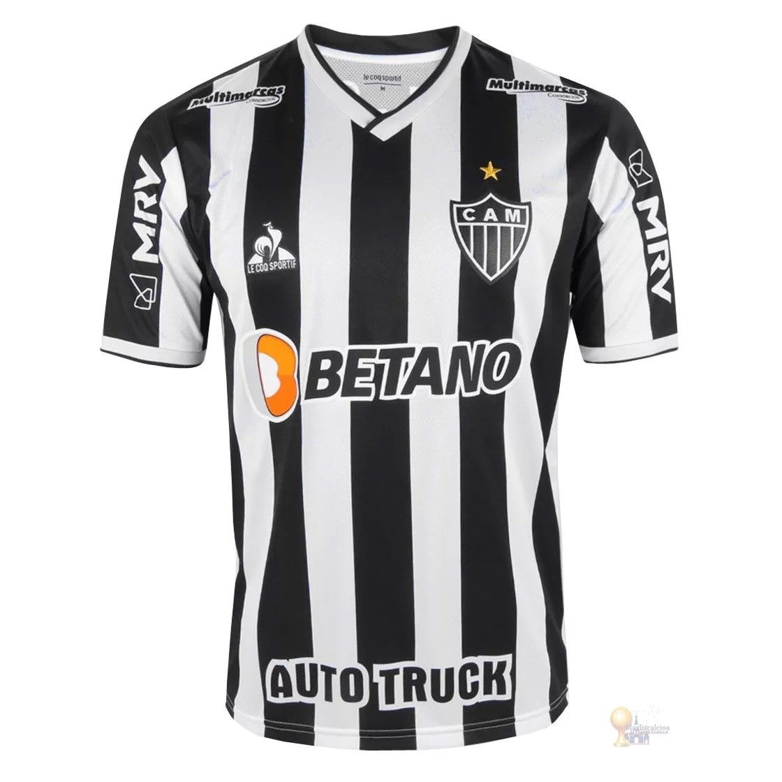 Calcio Maglie Home Maglia Atlético Mineiro 2021 2022 Nero Bianco
