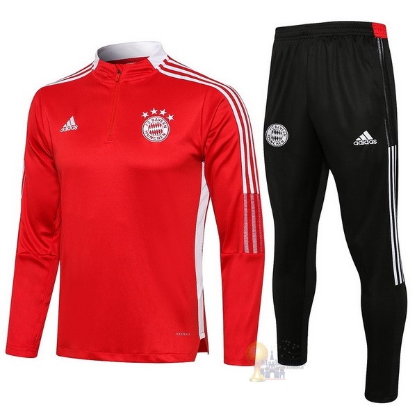 Calcio Maglie Giacca Bayern München 2021 2022 I Rosso Nero Bianco