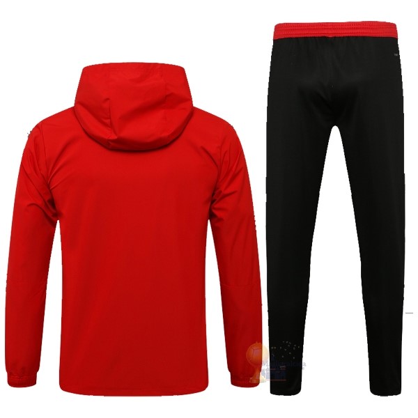 Calcio Maglie Set Completo Giacca a vento Bayern München 2021 2022 Rosso Nero