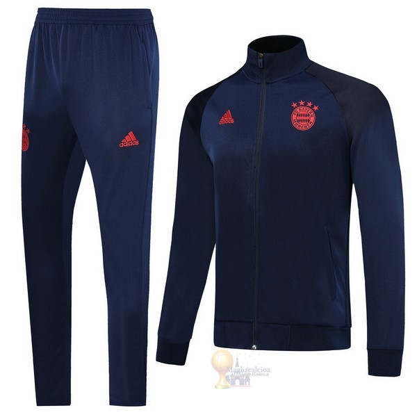 Calcio Maglie Tuta Presentazione Bayern München 2019 2020 Blu Navy