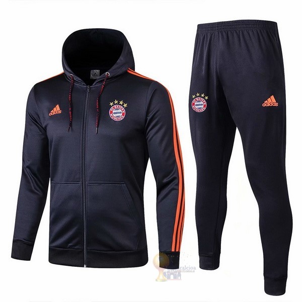 Calcio Maglie Tuta Presentazione Bayern München 2019 2020 Blu Navy Rosso