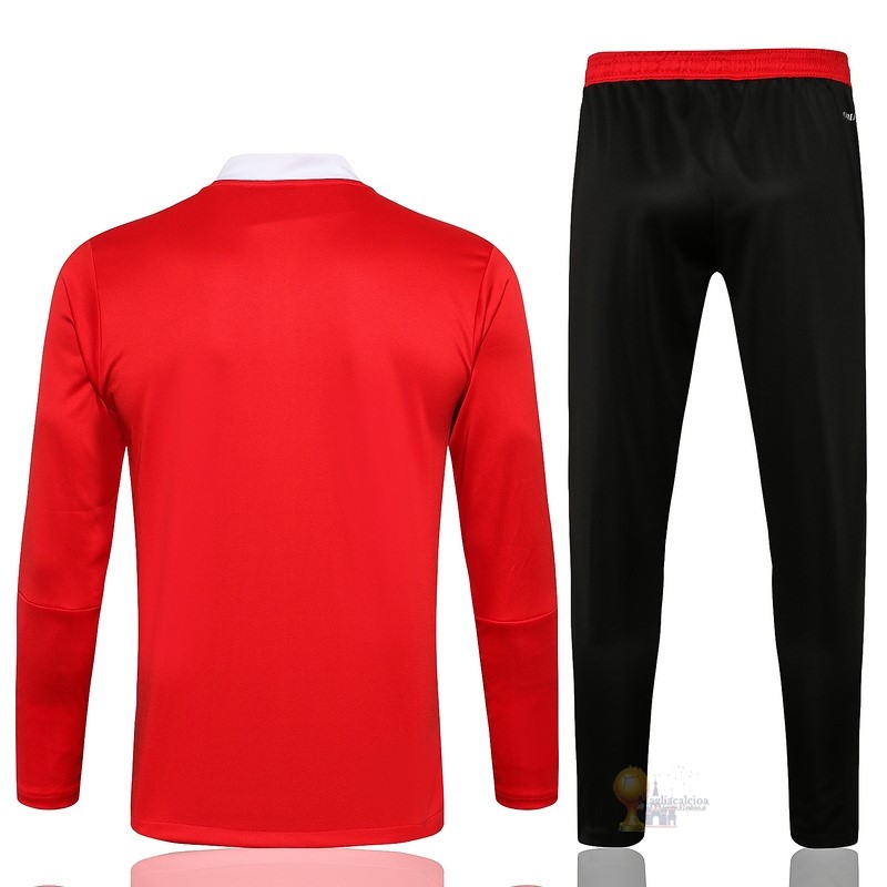 Calcio Maglie Giacca Bambino Bayern München 2021 2022 I Rosso Nero Bianco