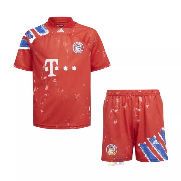 Calcio Maglie Human Race Conjunto De Bambino Bayern München 2020 2021 Rosso