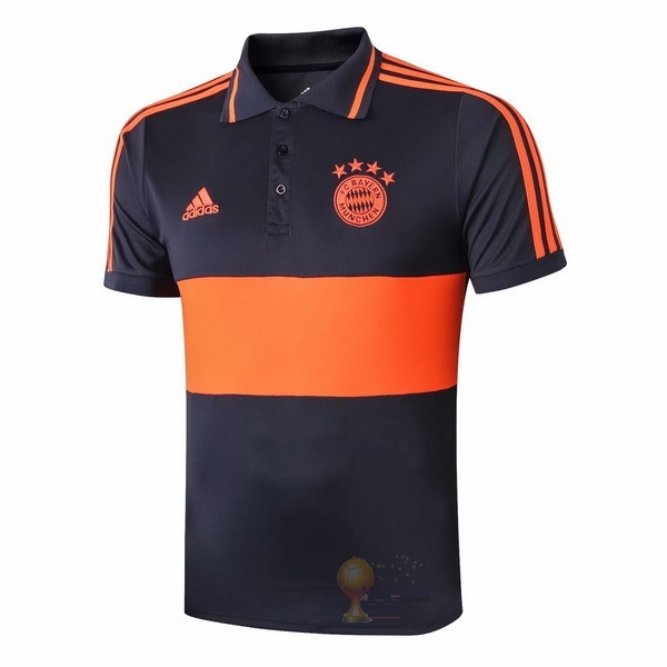 Calcio Maglie Polo Bayern München 2019 2020 Arancione Blu