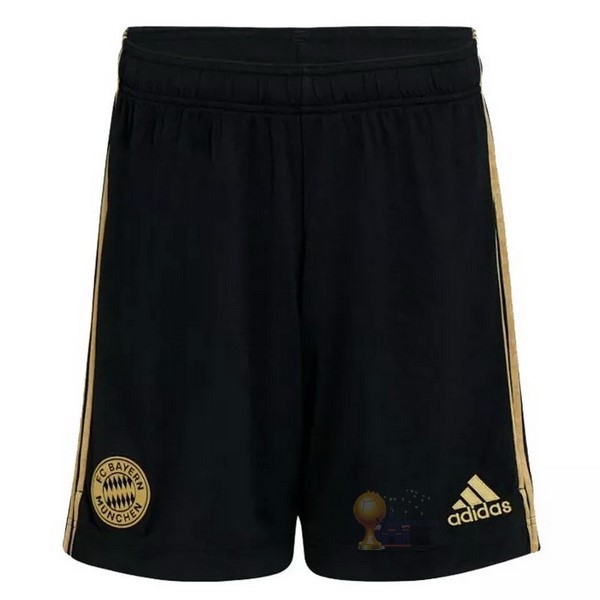 Calcio Maglie Away Pantaloni Bayern München 2021 2022 Nero