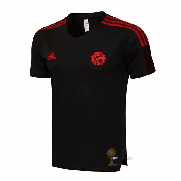 Calcio Maglie Formazione Bayern München 2021 2022 Nero Rosso