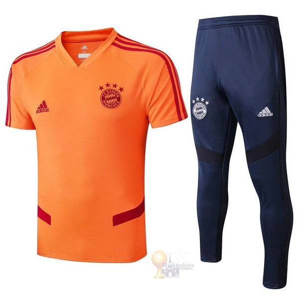 Calcio Maglie Formazione Set Completo Bayern München 2019 2020 Oroange Blu