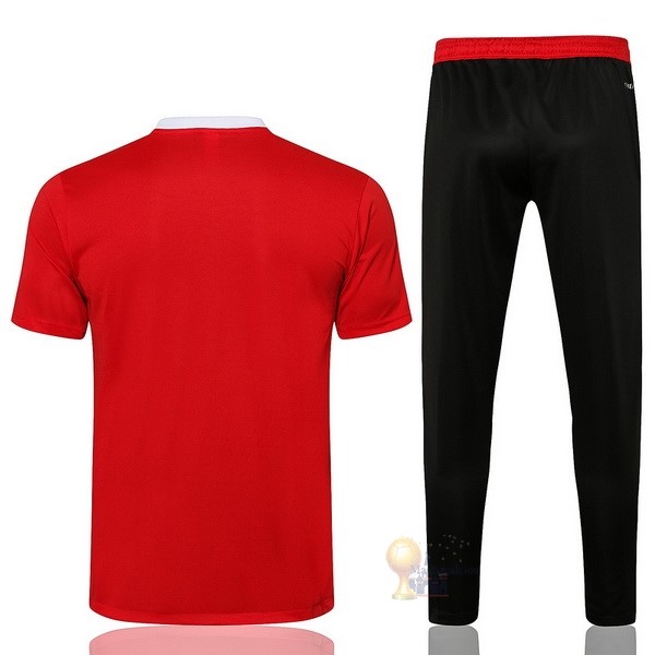Calcio Maglie Formazione Set Completo Bayern München 2021 2022 Rosso Nero