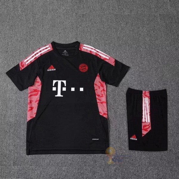 Calcio Maglie Formazione Set Completo Bayern München 2022 2023 Nero Rosso