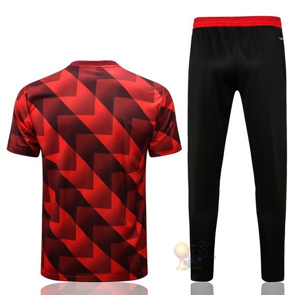 Calcio Maglie Formazione Set Completo Bayern München 2022 2023 Rosso Nero