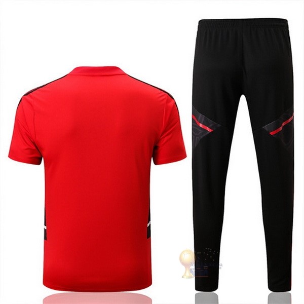 Calcio Maglie Formazione Set Completo Bayern München 2022 2023 Rosso Nero