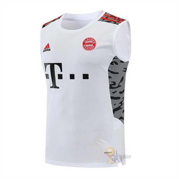 Calcio Maglie Formazione Sin Mangas Bayern München 2022 2023 Bianco