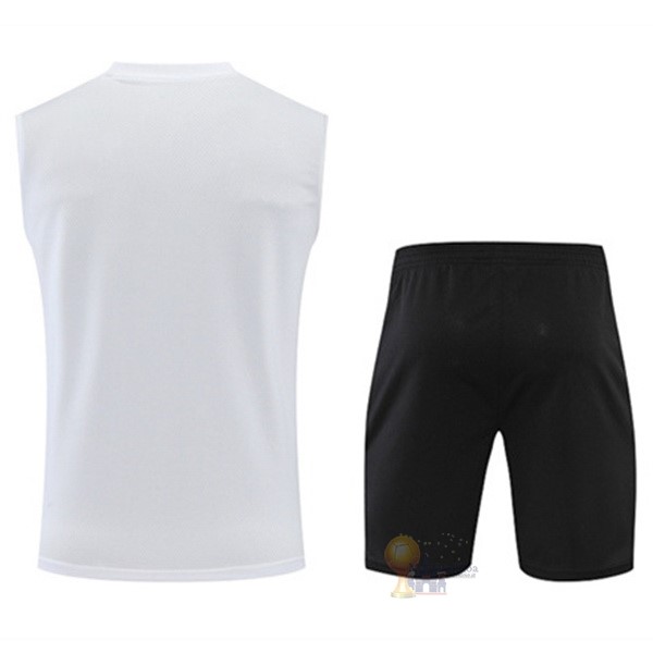 Calcio Maglie Formazione Sin Mangas Set Completo Bayern München 2022 2023 Bianco Nero