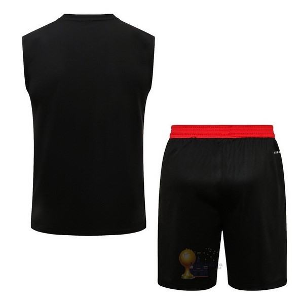 Calcio Maglie Formazione Sin Mangas Set Completo Bayern München 2022 2023 Nero Rosso