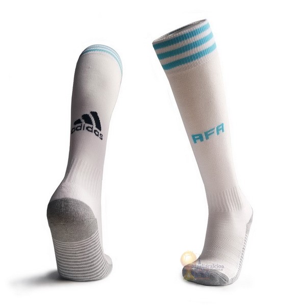 Calcio Maglie Home Calzettoni Argentina 2020 Bianco