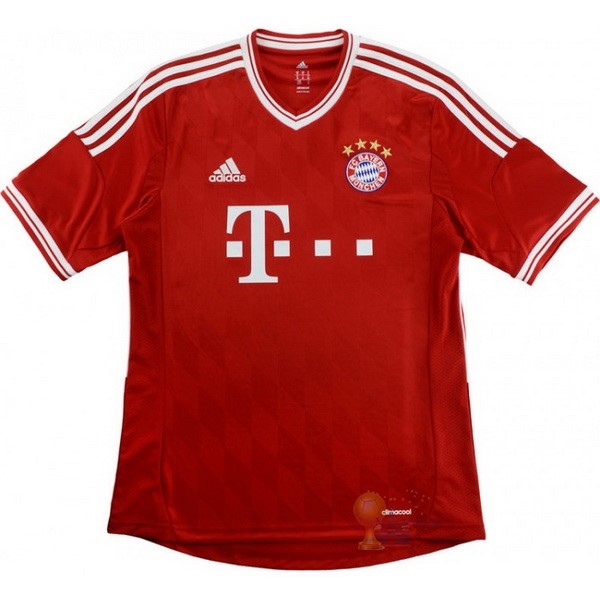 Calcio Maglie Home Maglia Bayern München Stile rétro 2013 2014 Rosso