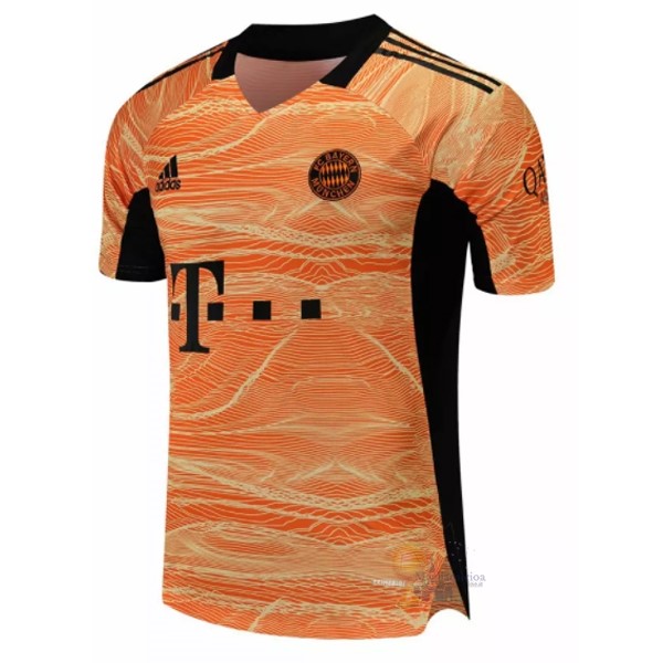 Calcio Maglie Maglia Portiere Bayern München 2021 2022 Arancione