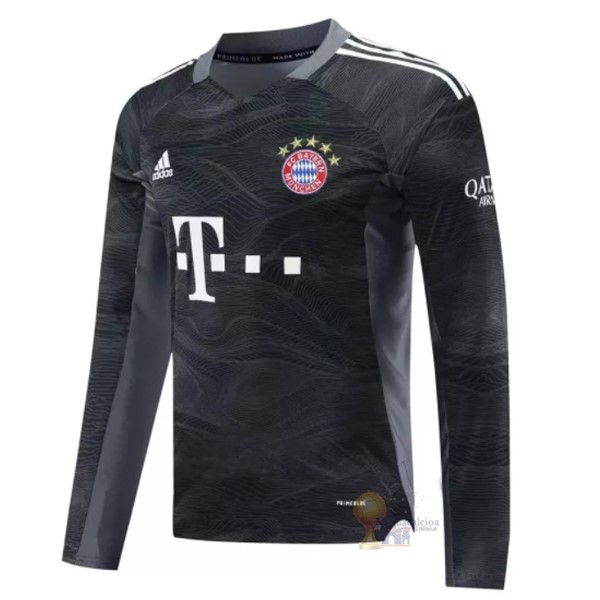 Calcio Maglie Manica lunga Portiere Bayern München 2021 2022 Nero