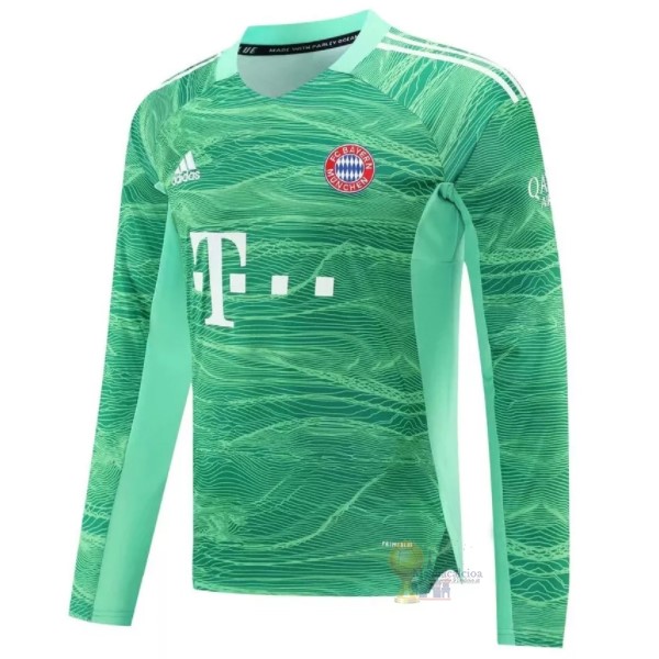 Calcio Maglie Manica lunga Portiere Bayern München 2021 2022 Verde