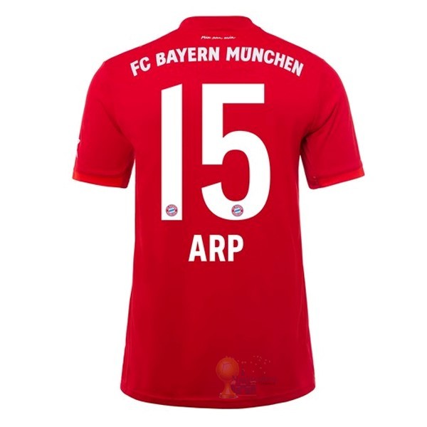 Calcio Maglie NO.15 ARP Home Maglia Bayern München 2019 2020 Rosso