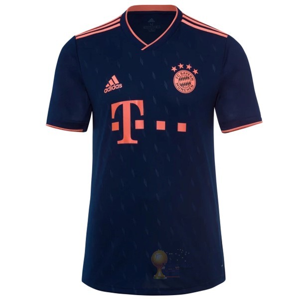 Calcio Maglie Terza Maglia Bayern München 2019 2020 Blu Navy