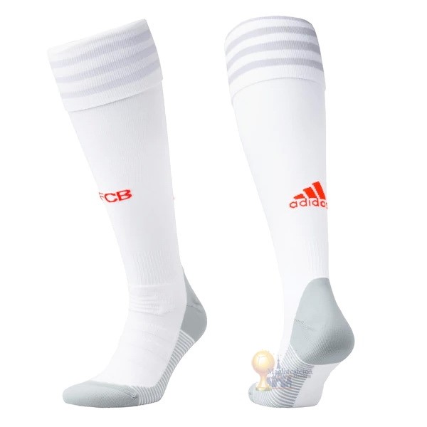Calcio Maglie Away Calzettoni Bambino Bayern München 2020 2021 Bianco