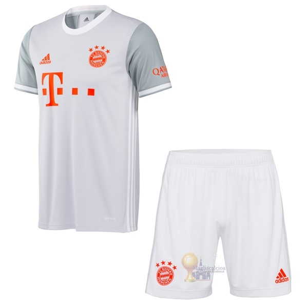 Calcio Maglie Away Conjunto De Bambino Bayern München 2020 2021 Bianco
