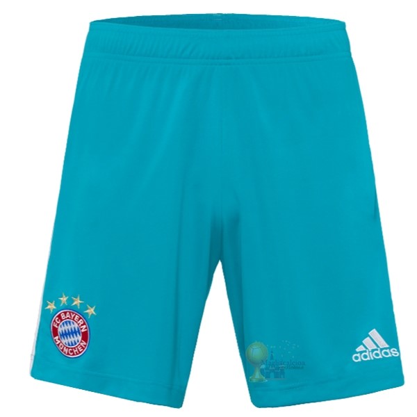 Calcio Maglie Pantaloni Portiere Bayern München 2020 2021 Blu