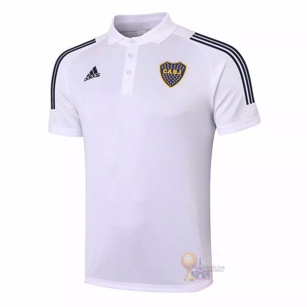 Calcio Maglie Polo Boca Juniors 2020 2021 Bianco