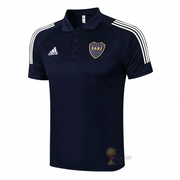 Calcio Maglie Polo Boca Juniors 2020 2021 Blu Navy