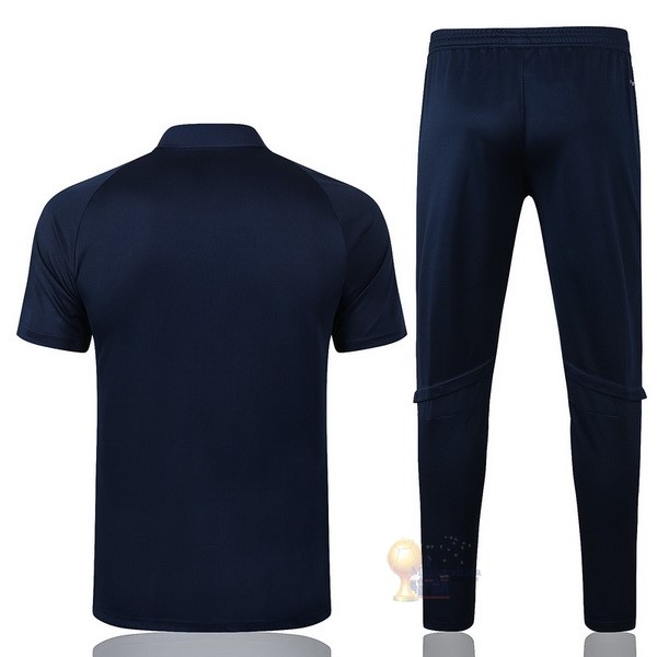 Calcio Maglie Set Completo Polo Boca Juniors 2021 2022 Blu Navy