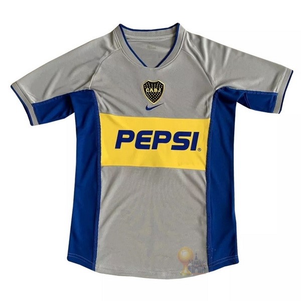 Calcio Maglie Away Maglia Boca Juniors Stile rétro 2002 Grigio