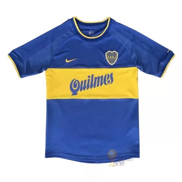 Calcio Maglie Casa Camiseta Boca Juniors Retro 2000 Blu