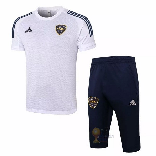 Calcio Maglie Formazione Set Completo Boca Juniors 2020 2021 Bianco Nero