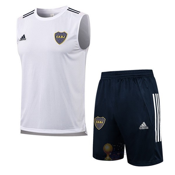 Calcio Maglie Formazione Sin Mangas Set Completo Boca Juniors 2021 2022 Bianco