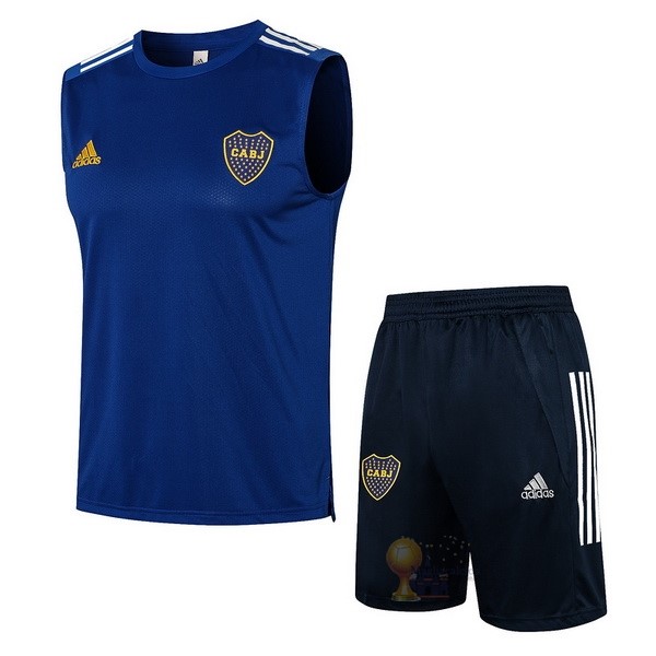 Calcio Maglie Formazione Sin Mangas Set Completo Boca Juniors 2021 2022 Blu